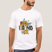 Bee Kind Floral Tシャツ (正面)