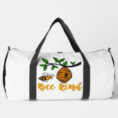 Bee Kind Hive Tree ダッフルバッグ (正面)