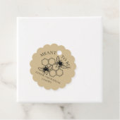 Bee Kraft's 結婚 Thank You フェイバータグ (インサイチュ)