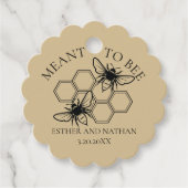 Bee Kraft's 結婚 Thank You フェイバータグ (正面)