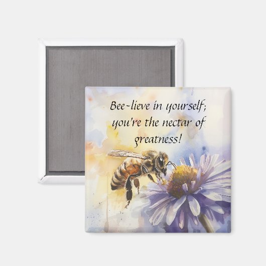 Bee-lieve in Yourself Magnet マグネット (正面/裏面)