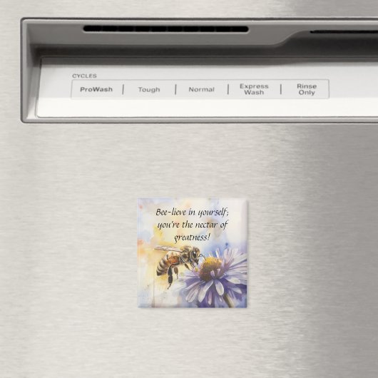 Bee-lieve in Yourself Magnet マグネット (インサイチュ (食洗機))