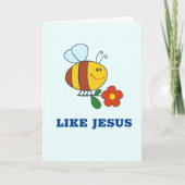Bee Like Jesus Card カード (正面)