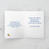 Bee Like Jesus Card カード (内部)