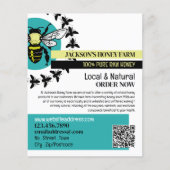 Bee Logo - Beeyard, Honey Farm 広告's チラシ (正面)