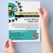 Bee Logo - Beeyard, Honey Farm 広告's チラシ (手)