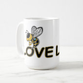 BEE LOVE  コーヒーマグカップ (正面左)