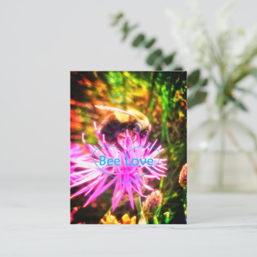 BEE LOVE ORIBRIGHTはがき ポストカード (スタンド正面)
