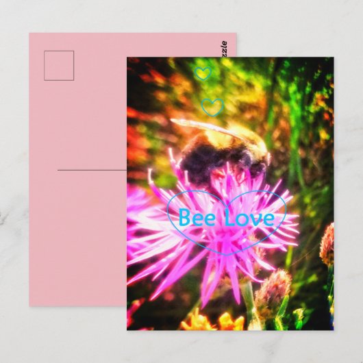 BEE LOVE ORIBRIGHTはがき ポストカード (正面/裏面)