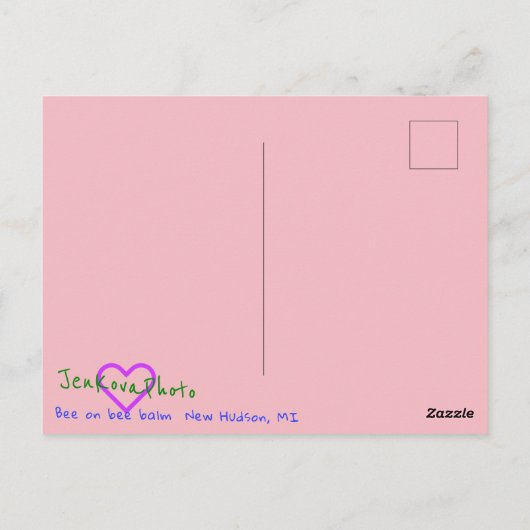 BEE LOVE ORIBRIGHTはがき ポストカード (裏面)