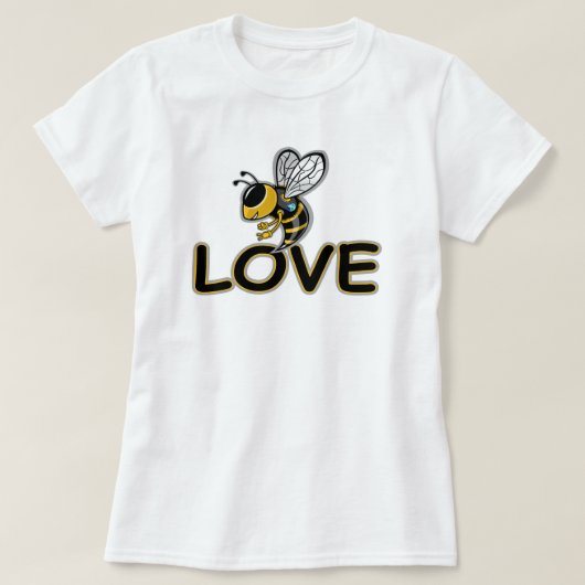 BEE LOVE  Tシャツ (デザイン正面)