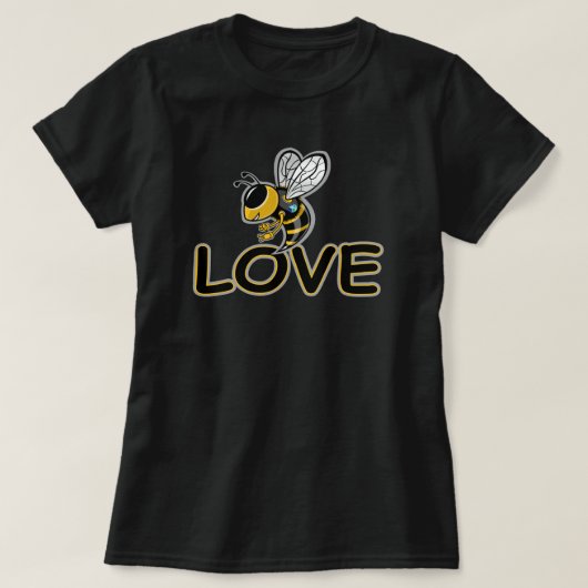 BEE LOVE  Tシャツ (デザイン正面)