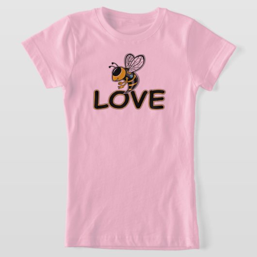 BEE LOVE  Tシャツ (レイダウン)