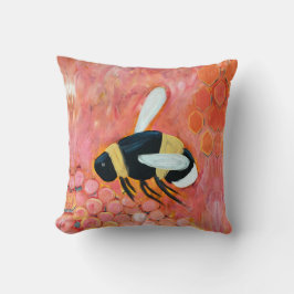 Bee Lover Insect Throw Pillow Home Decor クッション
