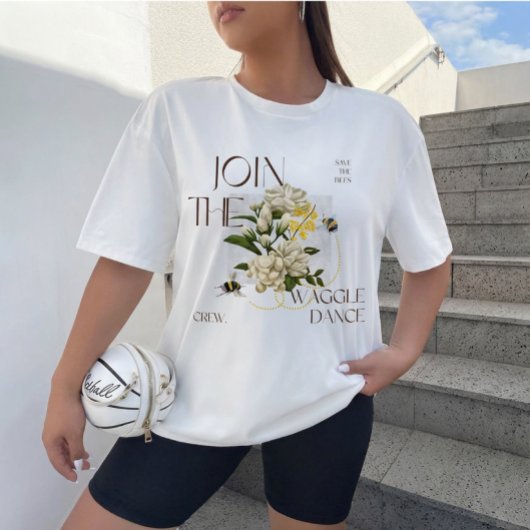 Bee Lover Nature Graphic T-Shirt – Waggle Dance  Tシャツ