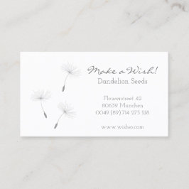 ♥ Bee *Make a Wish*吹き玉の種フローラ 名刺