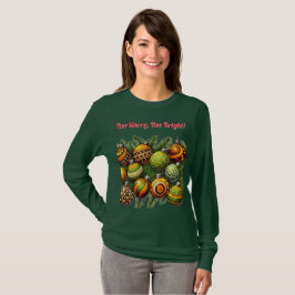 Bee Merry, Bee Bright! | X-mass Ornament T-Shirt  Tシャツ
