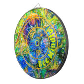 Bee Mindful &  忘れ-me-not Flowers ダーツボード (正面右)