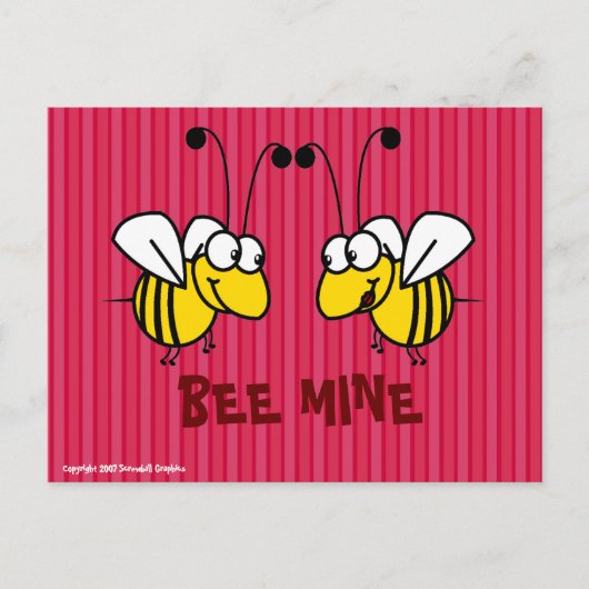 Bee Mineはがき ポストカード (正面)