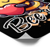 Bee Mineシール ポスター (角)