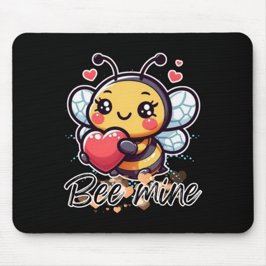Bee Mineシール マウスパッド (正面)