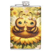 BEE Mine ヒマワリ フラスク (正面)