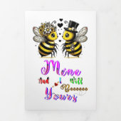 Bee Mine And I Will Bee Yours 三つ折り案内状 (カバー)
