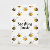 Bee Mine Forever Love Card カード (正面)