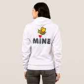 ・ Bee Mine Raglan Zipƹ̵̡ӝ̵̨̄ʒʒフード付きスウェットシャツ♥Hondƹ̵ パーカ (裏面フル)