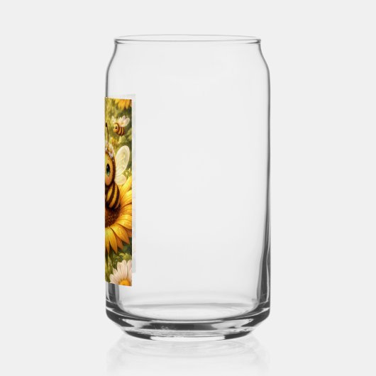 BEE Mine Sunflower ガラス缶 (右)