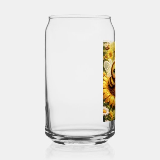 BEE Mine Sunflower ガラス缶 (左)