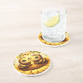 BEE Mine Sunflower コースター (側面)