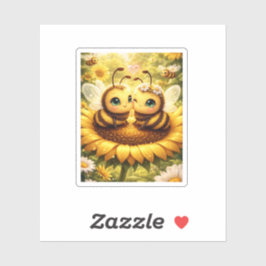 BEE Mine Sunflower シール