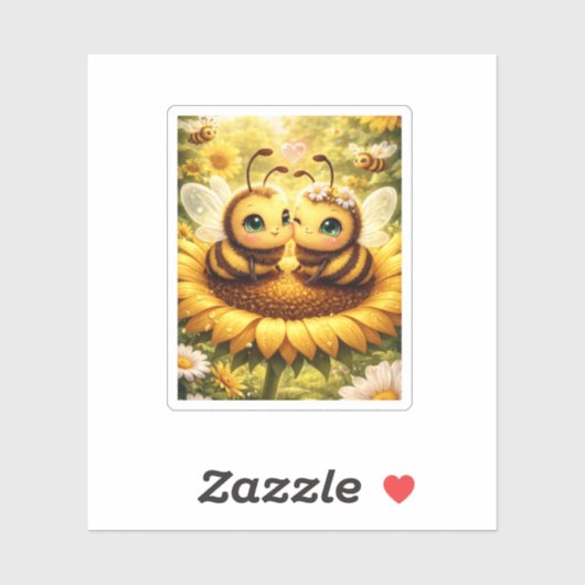 BEE Mine Sunflower シール (シート)