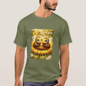 BEE Mine Sunflower Tシャツ (正面)