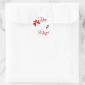 BEE MINE VALENTINE BY SHARON SHARPE ラウンドシール (バッグ)