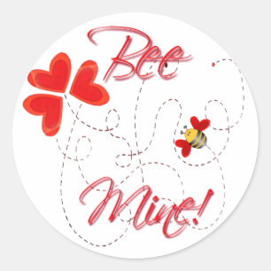BEE MINE VALENTINE BY SHARON SHARPE ラウンドシール