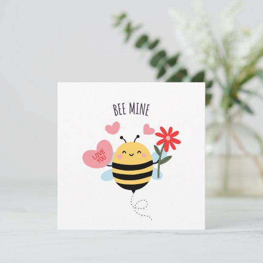 Bee Mine Valentine Flat Card シーズンカード (スタンド正面)