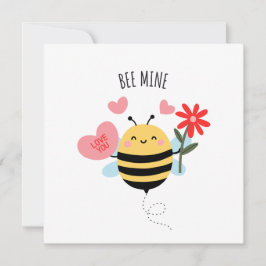 Bee Mine Valentine Flat Card シーズンカード