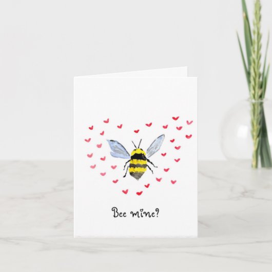 Bee Mine? Valentine's Day Card サンキューカード (正面)