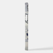 Bee Mosaic Gray Slate Art Case iPhoneケース (右側面)