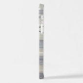 Bee Mosaic Gray Slate Art Case iPhoneケース (左側面)