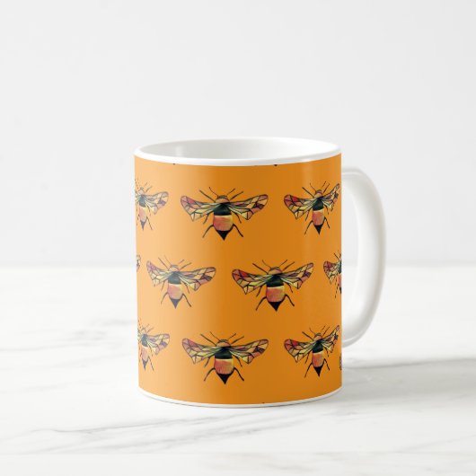 Bee Mug コーヒーマグカップ (正面右)