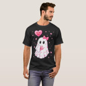 Bee My Boo Heart Boo Ghost Valentine Outfit Women  Tシャツ (正面フル)