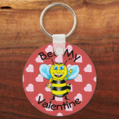 Bee My Valentineキーチェーン キーホルダー (正面)