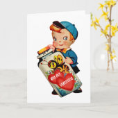 Bee My Valentine折り畳みグリーティングカード カード (黄色い花)