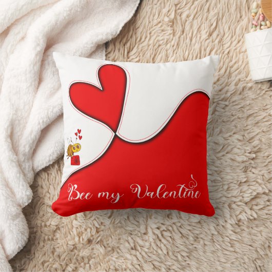 Bee my Valentine クッション (ブランケット)