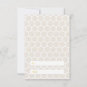 Bee My Valentine Classroomバレンタイン 招待状 (裏面)