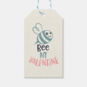Bee My Valentine Kidsクラスのバレンタインデーのカード ギフトタグ (正面)