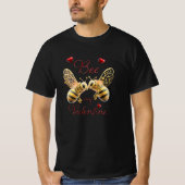Bee my Valentine Tシャツ (正面)